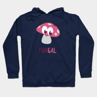 Fungal Fun Gal - Cute Mushroom-Themed Tee Hoodie